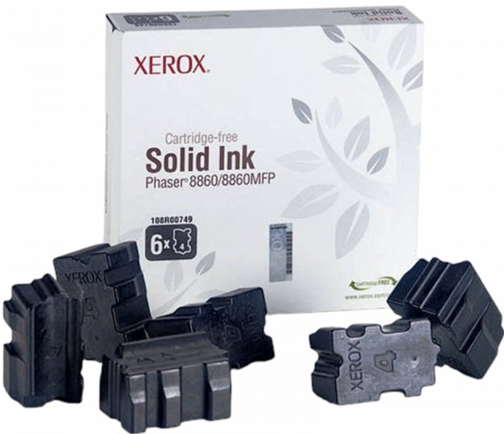 Zestaw kartridży Xerox Phaser 8860 6 szt Black (95205740585) - obraz 1