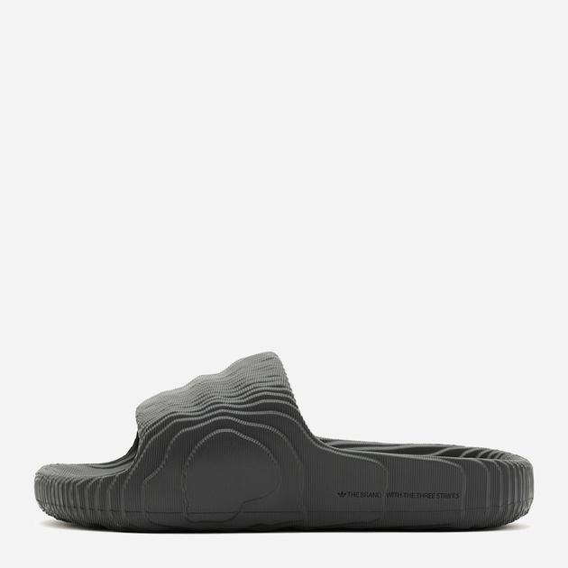 Жіночі шльопанці для пляжу adidas Adilette 22 HP6522 40.5 Темно-сірі (4066746167809) - зображення 3