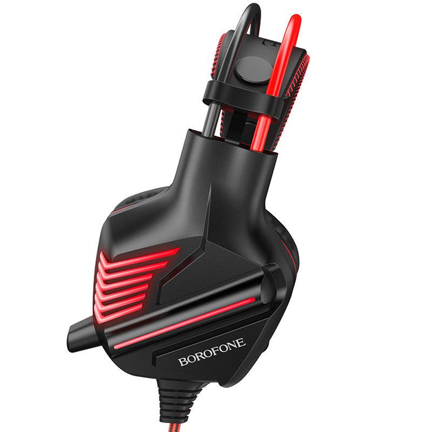 Игровые наушники BOROFONE BO101 Racing проводные с подсветкой ...