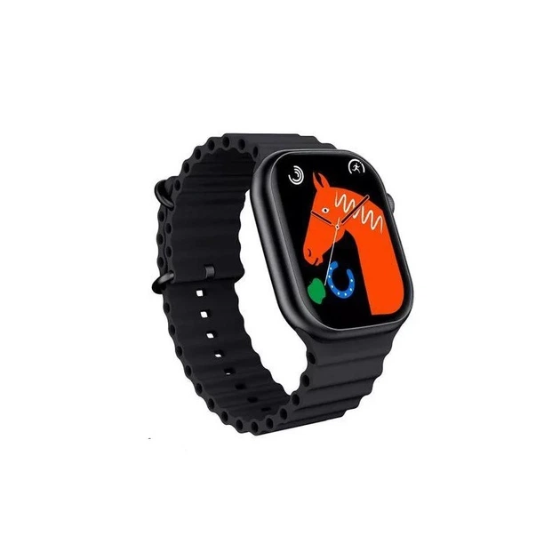 Смарт-часи W&O X9 Pro2 44mm. 215 mAh. Amoled+IP67 Black (WOX9P2Black) - зображення 2