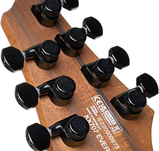 Электрогитара Cort KX707 Evertune (Open Pore Black) - изображение 8