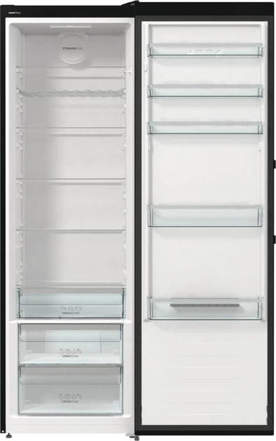 Холодильна камера Gorenje, 185x60х66, 398л, А++, дисплей, зона св-ті, чорний - изображение 13