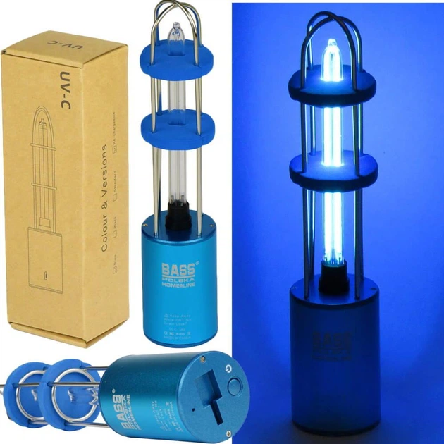 Стерилизационная лампа, портативная 2 в 1 OZONE O3/UV-C с USB
