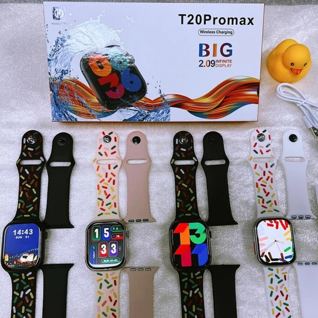 Смарт-годинник BIG T20 Pro Max IP67+GPS Black (BIGXT20PBlack) - изображение 8
