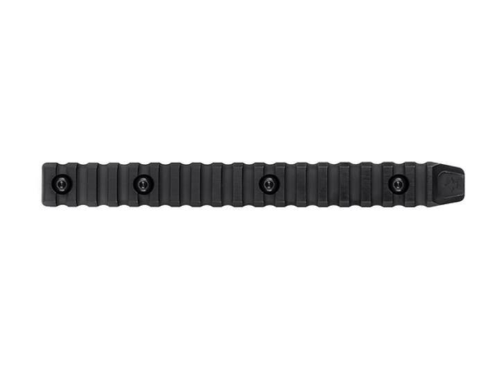 Рейка Пікатінні КРУК CRC 9011 Чорний АНОД на 18 слотів із кріпленням M-Lok - зображення 2