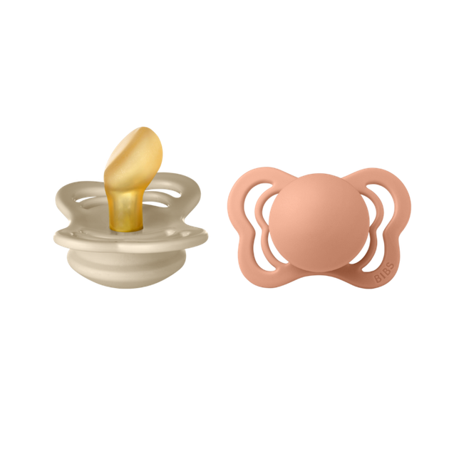 Пустышка Bibs Couture Vanilla + Peach 0-6 мес. 2 шт. - изображение 2