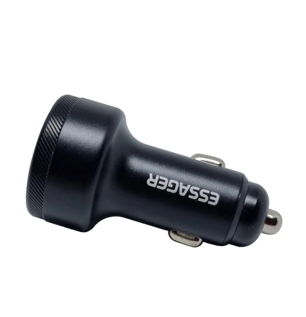 Автомобильное зарядное устройство с быстрой зарядкой Essager Car Charger USB А + 2Type-C 105W Металл (80022) - Фото 3 Автомобильное зарядное устройство с быстрой зарядкой Essager Car Charger USB А + 2Type-C 105W Металл (80022) - изображение 3