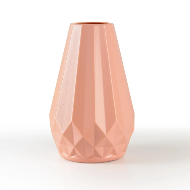 Ваза для цветов MBM HOME пластиковая 20 см DH-FLOWERS-07 PINK Розовая - изображение 5