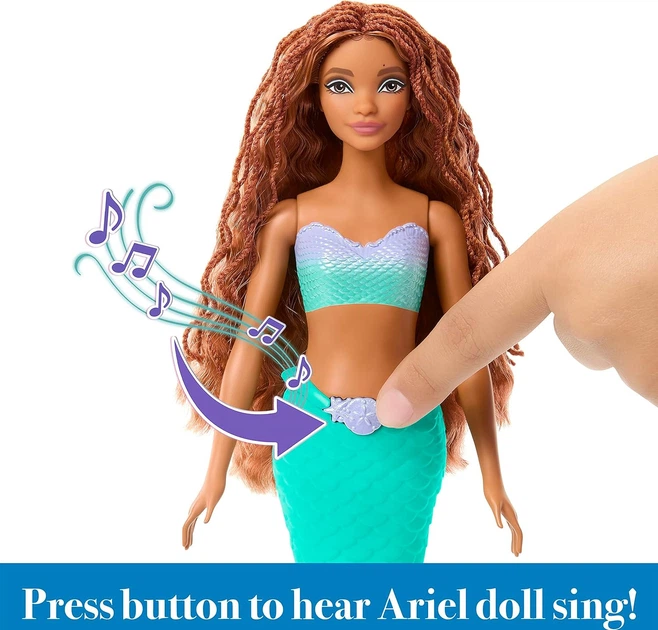 Кукла принцесса русалочка Ариэль Disney The Little Mermaid Sing & Dream Ariel DF15 - изображение 3