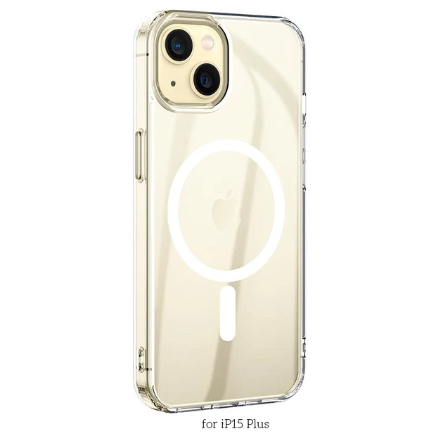 Чохол для iPhone15 Plus Hoco Magnetic series airbag anti-fall protective shell - Фото 1 Чохол для iPhone15 Plus Hoco Magnetic series airbag anti-fall protective shell - изображение 1