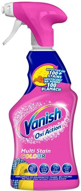 Odplamiacz do kolorowych tkanin Vanish Oxi Action 500 ml (4002448051015) - obraz 1