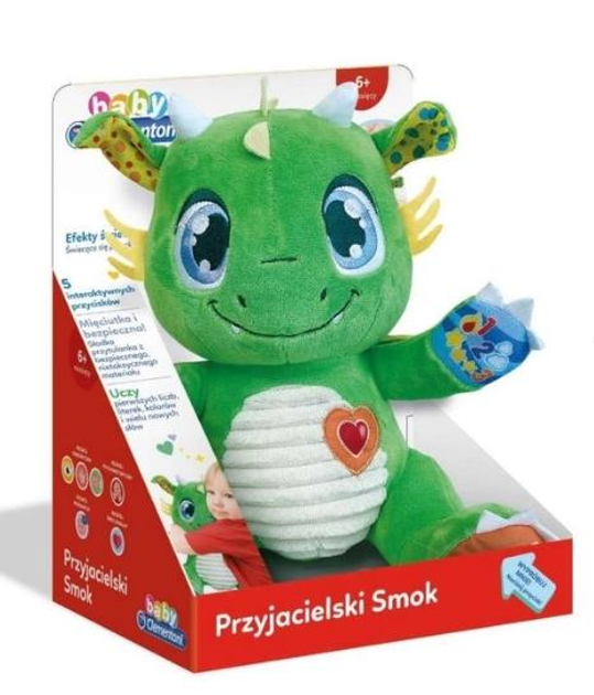 Мягкая музыкальная игрушка Clementoni дино дракон Ramón – фото, отзывы ...