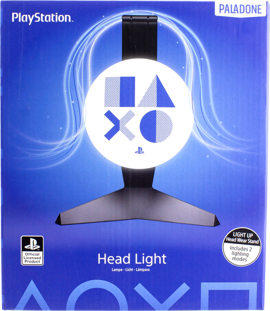 Stojak na słuchawki z podświetleniem Paladone Playstation (5055964778071) - obraz 1