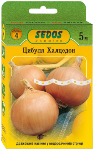 Семена на ленте Лук репчатый Халцедон, 5 м/150 шт (Sedos) - Фото 1 Семена на ленте Лук репчатый Халцедон, 5 м/150 шт (Sedos) - изображение 1