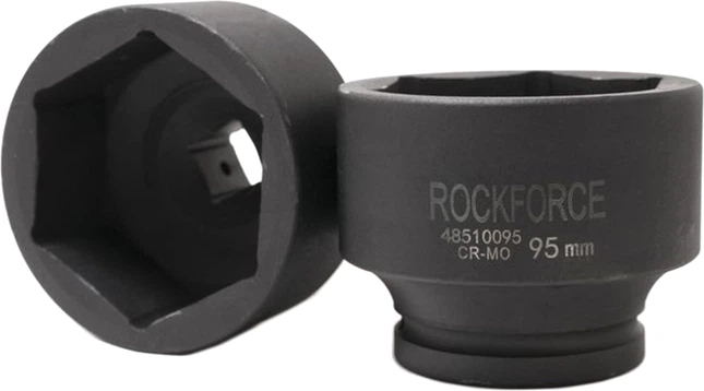 Головка ударная глубокая Rock Force 1" 6-гранная 35 мм (RF-48510035) - Фото 1 Головка ударная глубокая Rock Force 1" 6-гранная 35 мм (RF-48510035) - изображение 1