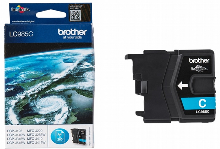 Картридж Brother DCPJ315W Cyan (LC985CBP) - зображення 1