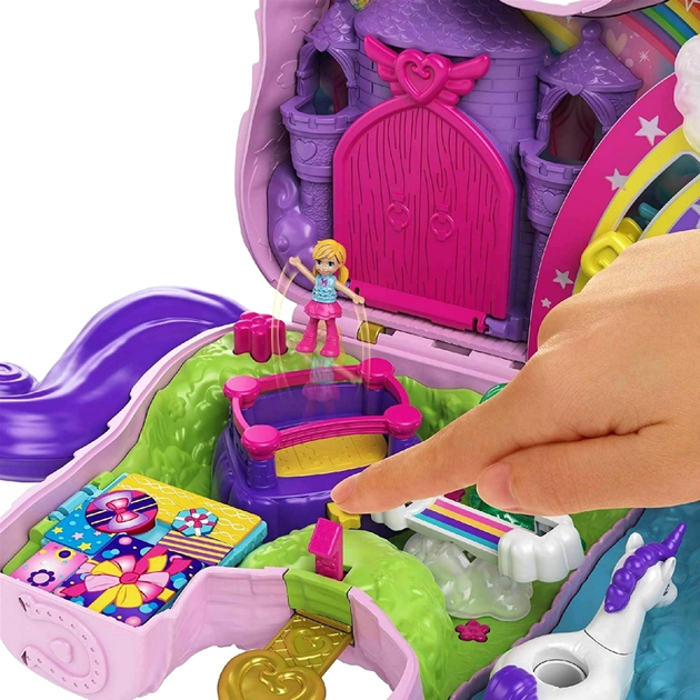 Ігровий набір Mattel Polly Pocket Unicorn (0887961929744) - зображення 7