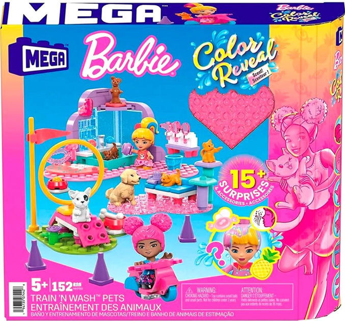 Ігровий набір Mega Bloks Barbie Дресирування та догляд за тваринами (0194735074426) - зображення 1