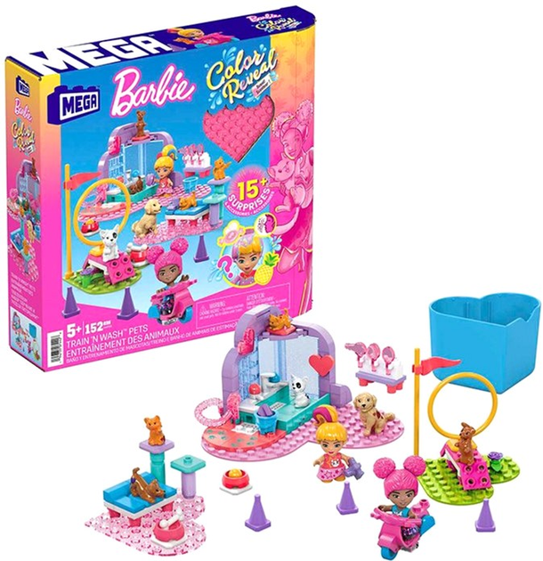 Ігровий набір Mega Bloks Barbie Дресирування та догляд за тваринами (0194735074426) - зображення 2