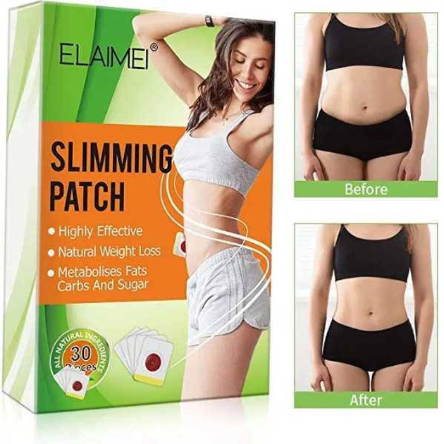 Пластир для схуднення на живіт 5шт упаковка Slimming Patch - зображення 1