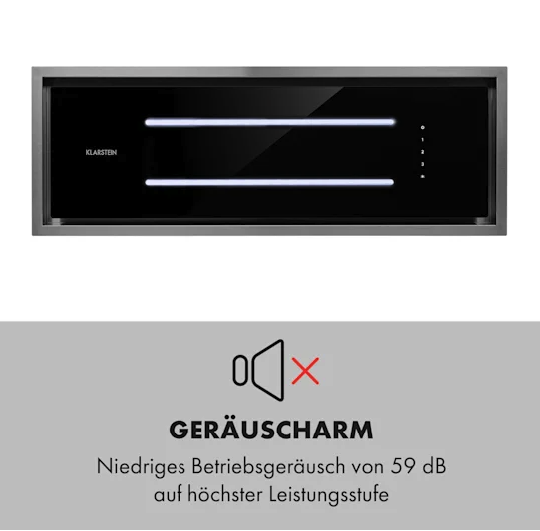 Стельова витяжка Klarstein High Line 77 см 410 м3/год 75 Вт - зображення 6