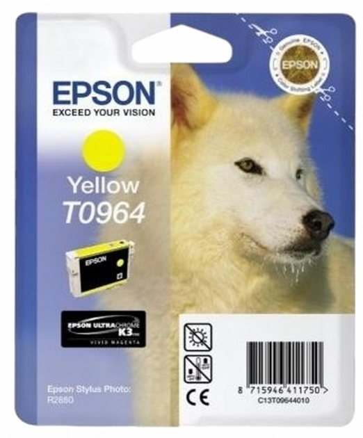 Tusz Epson Stylus Photo R2880 Yellow (C13T09644010) - obraz 1