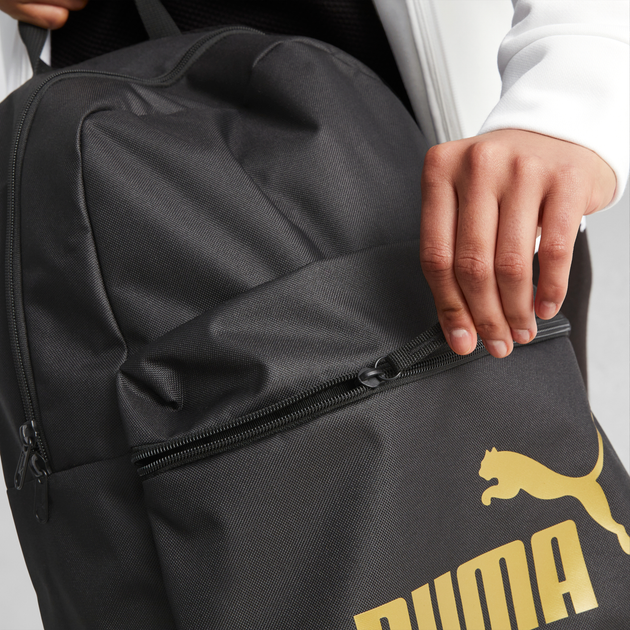 Рюкзак спортивний Puma Phase Backpack 07994303 22 л Чорний (4099683455289) - зображення 4
