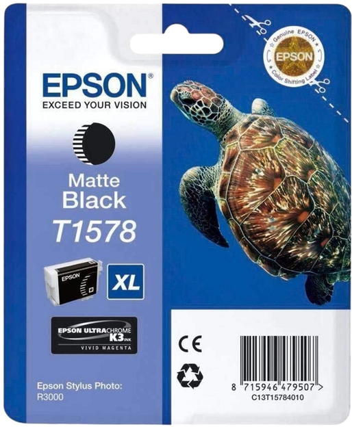 Tusz Epson Stylus Photo R3000 Matte Black (C13T15784010) - obraz 1