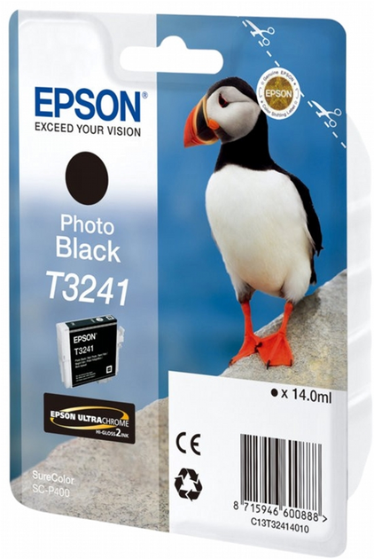 Tusz Epson T3241 Photo Black (C13T32414010) - obraz 1
