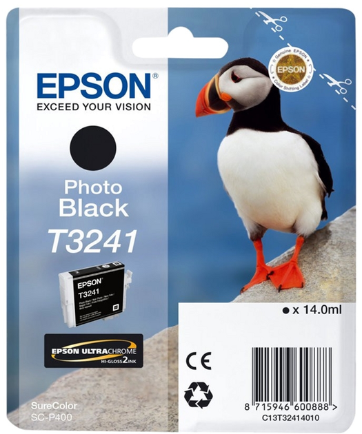 Tusz Epson T3241 Photo Black (C13T32414010) - obraz 2