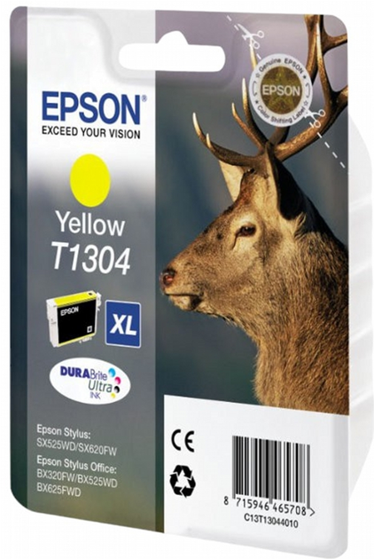 Картридж Epson T1304 XL Yellow (C13T13044012) - зображення 2