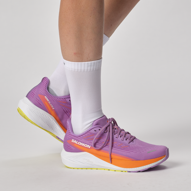 Женские кроссовки для бега Salomon Aero Blaze 2 W L47426300 36.5 (4UK) 23 см Фиолетовые (195751573979) - изображение 2