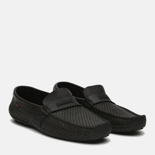 Мужские мокасины с перфорацией Prime shoes 10-064-30100 45 Черные (PS ...
