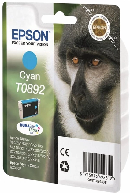 Картридж Epson Stylus S20 Cyan (C13T08924011) - зображення 1