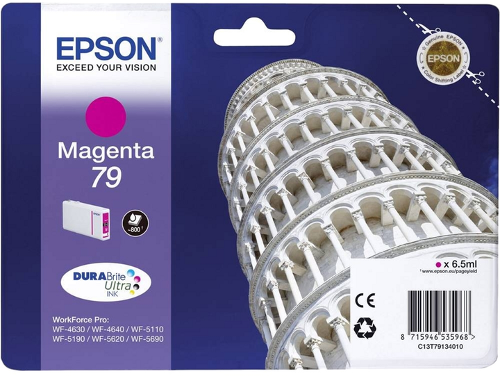 Tusz Epson 79 Magenta (C13T79134010) - obraz 1