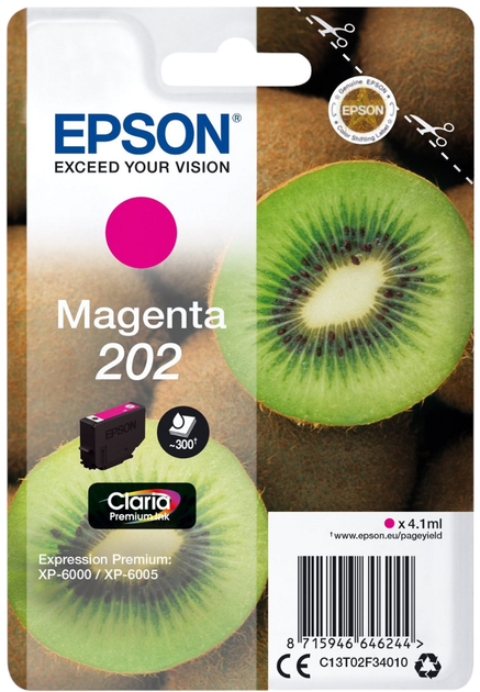 Tusz Epson 202 Magenta (C13T02F34010) - obraz 1