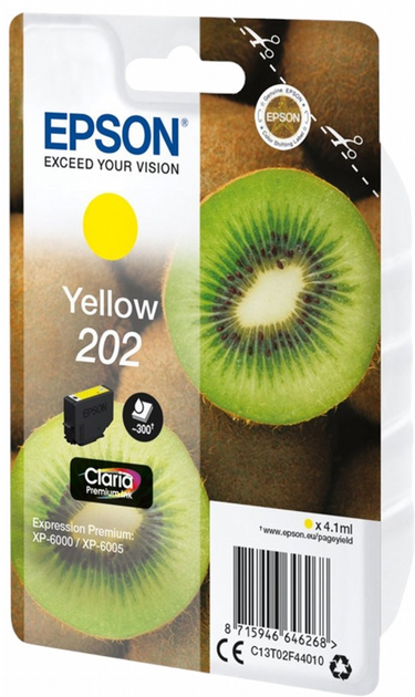 Tusz Epson 202 Yellow (C13T02F44010) - obraz 2