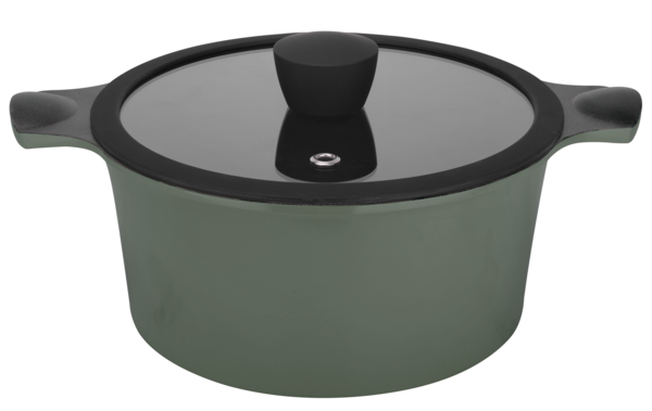 Кастрюля Ringel Zitrone Olive 4.2 л (RG-2108-24/1/OL) - Фото 1 Кастрюля Ringel Zitrone Olive 4.2 л (RG-2108-24/1/OL) - зображення 1