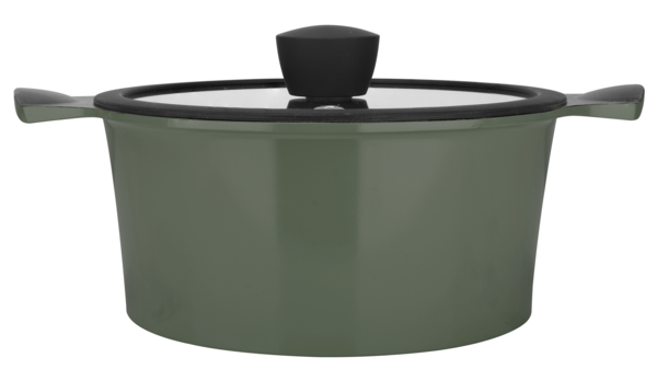 Кастрюля Ringel Zitrone Olive 4.2 л (RG-2108-24/1/OL) - Фото 2 Кастрюля Ringel Zitrone Olive 4.2 л (RG-2108-24/1/OL) - зображення 2