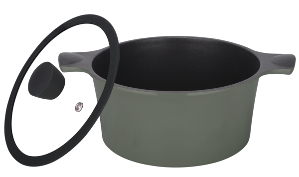 Кастрюля Ringel Zitrone Olive 4.2 л (RG-2108-24/1/OL) - Фото 3 Кастрюля Ringel Zitrone Olive 4.2 л (RG-2108-24/1/OL) - зображення 3