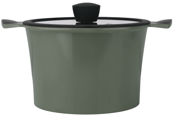 Кастрюля Ringel Zitrone Olive 5.8 л (RG-2108-24/2/OL) - Фото 2 Кастрюля Ringel Zitrone Olive 5.8 л (RG-2108-24/2/OL) - зображення 2