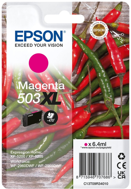 Картридж Epson 503XL Magenta (C13T09R34010) - зображення 1