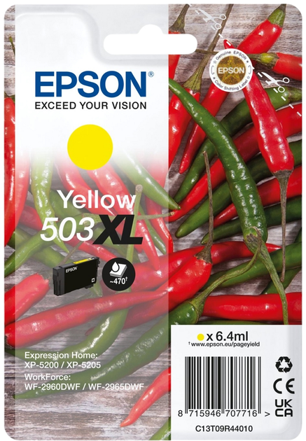 Картридж Epson 503XL Yellow (C13T09R44010) - зображення 1