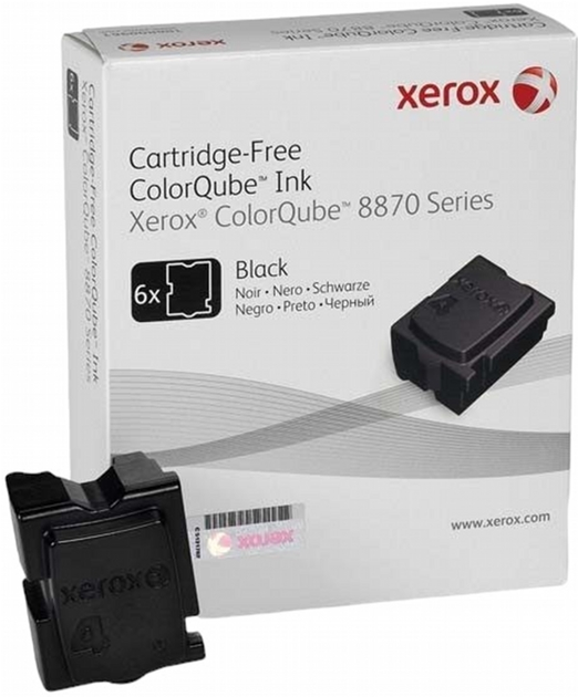 Комплект картриджів Xerox ColorQube Ink Pro 8870/8880 6 шт Black (95205761511) - зображення 1