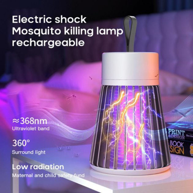 Знищувач комах для будинку Electronic shock Mosquito killing lamp НА АКУМУЛЯТОРІ для походу на природу(ws54758)(WB) - Фото 6 Знищувач комах для будинку Electronic shock Mosquito killing lamp НА АКУМУЛЯТОРІ для походу на природу(ws54758)(WB) - изображение 6