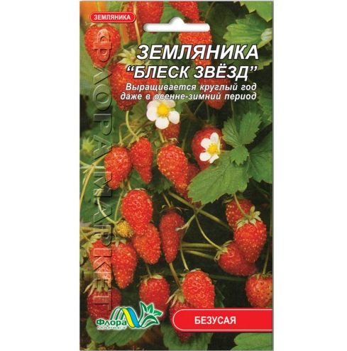 Семена Земляника Блеск звезды 0.1 г ремонтантная - изображение 2