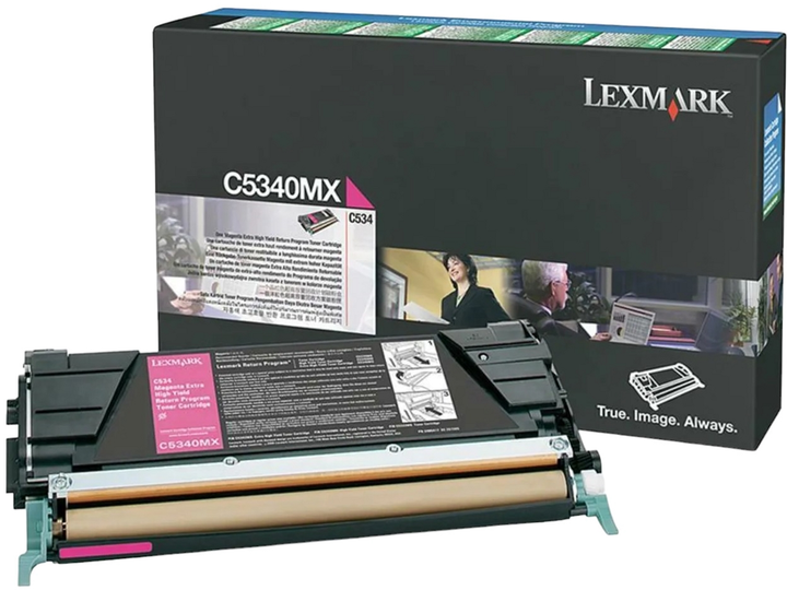 Toner Lexmark C534x Magenta (734646009348) - obraz 1