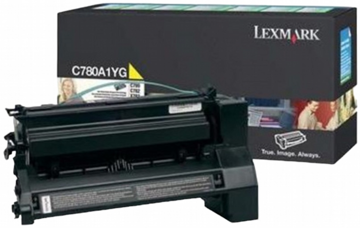 Toner Lexmark C780/C782 Yellow (734646018265) - obraz 1