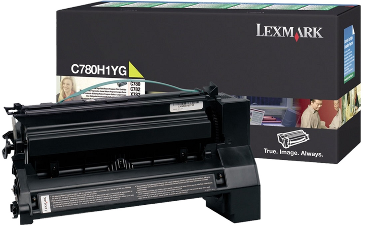 Toner Lexmark C780/C782 Yellow (734646018449) - obraz 1