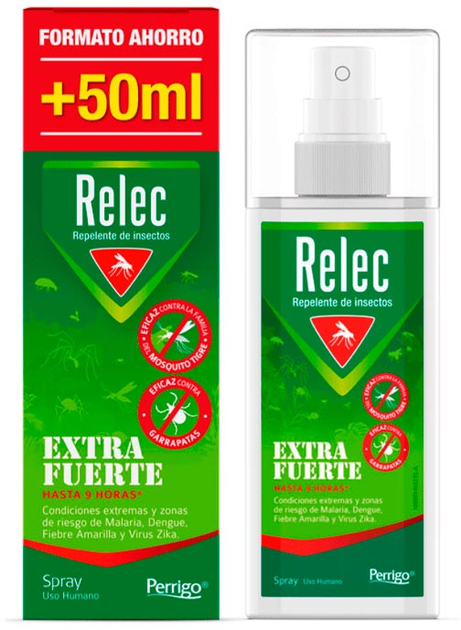 Spray odstraszający komary Relec Extra Strong XL 125 ml (8470002067462) - obraz 1